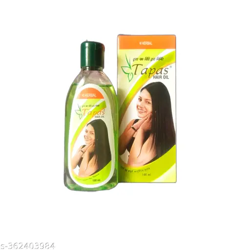 Tapas Hair Oil All Type of Hair Problem Herbal Growth Hair Oil Nourishes Hair Root And Scalp Improve Blood Circultion Hair Follicles 100ml