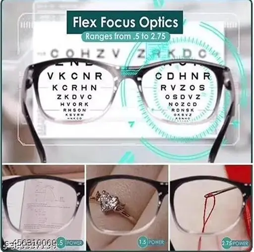 Crown Pharma Computer Reading Eyeglasses For Eye Protection Anti Glare For Men & Women Full Rim & Rectangle Shape||Black,Power-2.5