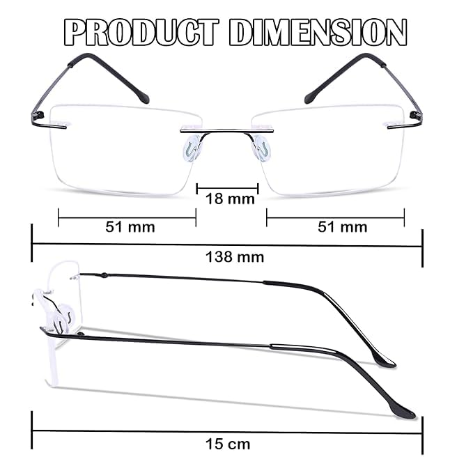 Crown's Bluelight Blocking Glasses—Blue Light Filter Reading Glasses—Computer Glasses—Gaming Glasses—Sunglasses Anti Glare UV & Blue Ray Light Filter Photochromic Power Lens