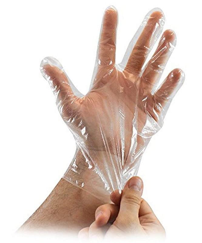 Zepham Biodegradable & 100% Compostable Disposable Hand Gloves | Pack of 600 | Transparent & Disposable Gloves | Universal Size Gloves | For Gardening, Cleaning and Public Areas.